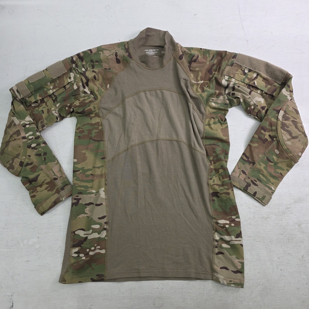 USGI Army Combat Shirt‎ FR Flame Resistant Camo Military OCP Massif Men's Sz L